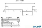 BGS11086 BUGIAD pneumatická prużina, batożinový/nákladný priestor BGS11086 BUGIAD