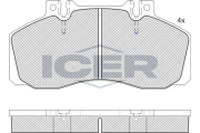 151080 ICER sada brzdových platničiek kotúčovej brzdy 151080 ICER