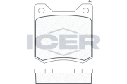 180122 ICER sada brzdových platničiek kotúčovej brzdy 180122 ICER