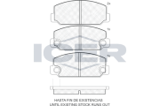 180195 Sada brzdových destiček, kotoučová brzda ICER