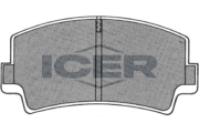 180208 ICER sada brzdových platničiek kotúčovej brzdy 180208 ICER