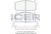 180308 ICER sada brzdových platničiek kotúčovej brzdy 180308 ICER