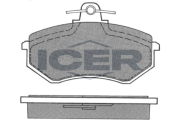 180338 ICER sada brzdových platničiek kotúčovej brzdy 180338 ICER