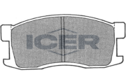 180346 ICER sada brzdových platničiek kotúčovej brzdy 180346 ICER