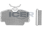 180421 ICER sada brzdových platničiek kotúčovej brzdy 180421 ICER