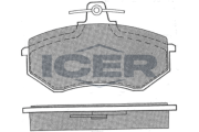 180466 ICER sada brzdových platničiek kotúčovej brzdy 180466 ICER