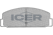 180631 ICER sada brzdových platničiek kotúčovej brzdy 180631 ICER