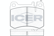 180685 ICER sada brzdových platničiek kotúčovej brzdy 180685 ICER