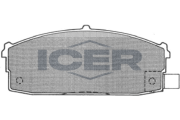 180736 ICER sada brzdových platničiek kotúčovej brzdy 180736 ICER