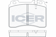 180861 ICER sada brzdových platničiek kotúčovej brzdy 180861 ICER