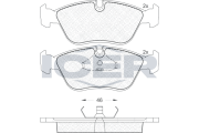180934 Brzdové destičky ICER