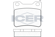 181109 ICER sada brzdových platničiek kotúčovej brzdy 181109 ICER