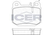 181391 ICER sada brzdových platničiek kotúčovej brzdy 181391 ICER