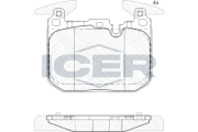 182093 ICER sada brzdových platničiek kotúčovej brzdy 182093 ICER