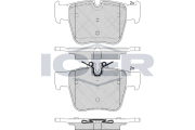 182271 Brzdové destičky ICER
