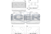 182310 Brzdové destičky ICER