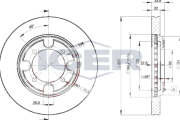 78BD2830-2 ICER brzdový kotúč 78BD2830-2 ICER