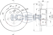 78BD3013-2 Brzdový kotouč ICER