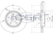 78BD5152-2 Brzdový kotouč ICER