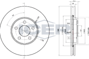 78BD5300-2 Brzdový kotouč ICER