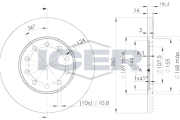 78BD5631-2 ICER brzdový kotúč 78BD5631-2 ICER