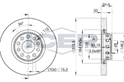 78BD8015-2 ICER brzdový kotúč 78BD8015-2 ICER