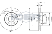 78BD8109-2 Brzdový kotouč ICER