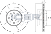 78BD9001-2 Brzdový kotouč ICER