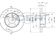 78BD9039-2 Brzdový kotouč ICER