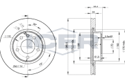 78BD9054-2 Brzdový kotouč ICER