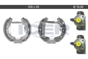 79KT0039 C Sada brzdových čelistí ICER