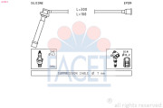 4.7013 Sada kabelů pro zapalování Made in Italy - OE Equivalent FACET