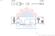 4.7251 Sada kabelů pro zapalování Made in Italy - OE Equivalent FACET