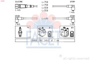 4.8736 Sada kabelů pro zapalování Made in Italy - OE Equivalent FACET