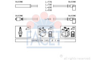 4.9281 FACET sada zapaľovacích káblov 4.9281 FACET