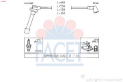 4.9399 Sada kabelů pro zapalování Made in Italy - OE Equivalent FACET