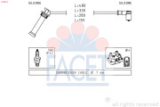 4.9614 Sada kabelů pro zapalování Made in Italy - OE Equivalent FACET