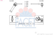 4.9630 Sada kabelů pro zapalování Made in Italy - OE Equivalent FACET