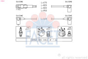 4.9654 FACET sada zapaľovacích káblov 4.9654 FACET