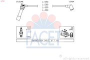 4.9738 Sada kabelů pro zapalování Made in Italy - OE Equivalent FACET