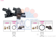 7.7962KK Termostat, chladivo Made in Italy - OE Equivalent FACET