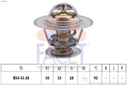 7.8213S Termostat, chladivo Made in Italy - OE Equivalent FACET