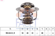 7.8216S Termostat, chladivo Made in Italy - OE Equivalent FACET