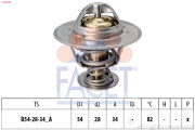 7.8218S Termostat, chladivo Made in Italy - OE Equivalent FACET