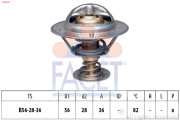 7.8222S Termostat, chladivo Made in Italy - OE Equivalent FACET