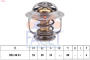 7.8238S Termostat, chladivo Made in Italy - OE Equivalent FACET