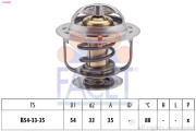 7.8248S Termostat, chladivo Made in Italy - OE Equivalent FACET