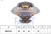 7.8250S Termostat, chladivo Made in Italy - OE Equivalent FACET