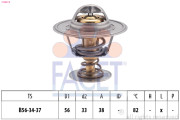 7.8251S Termostat, chladivo Made in Italy - OE Equivalent FACET