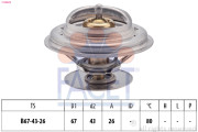 7.8260S Termostat, chladivo Made in Italy - OE Equivalent FACET